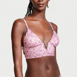 VICTORIA'S SECRET V-Hardware Bralette Bikini Top